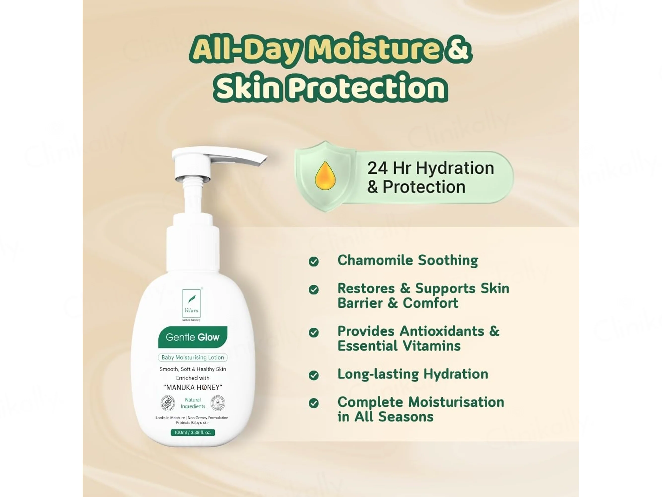 Velura Gentle Glow Baby Moisturising Lotion - Image 4