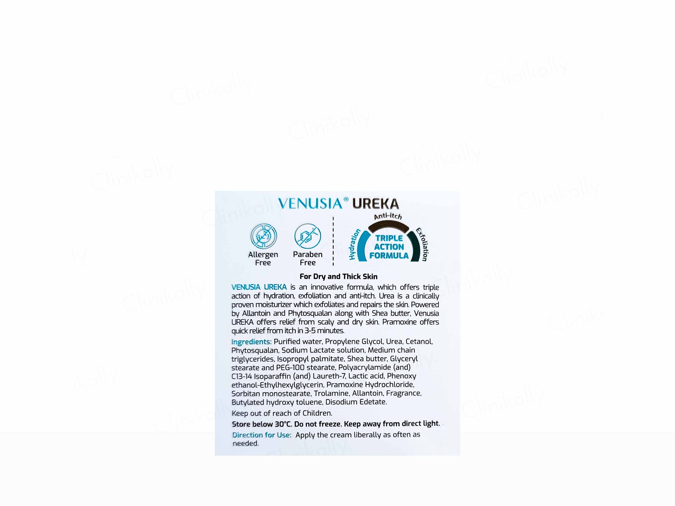 Venusia Ureka Exfoliating & Anti-itch Moisturizing Cream - Image 2