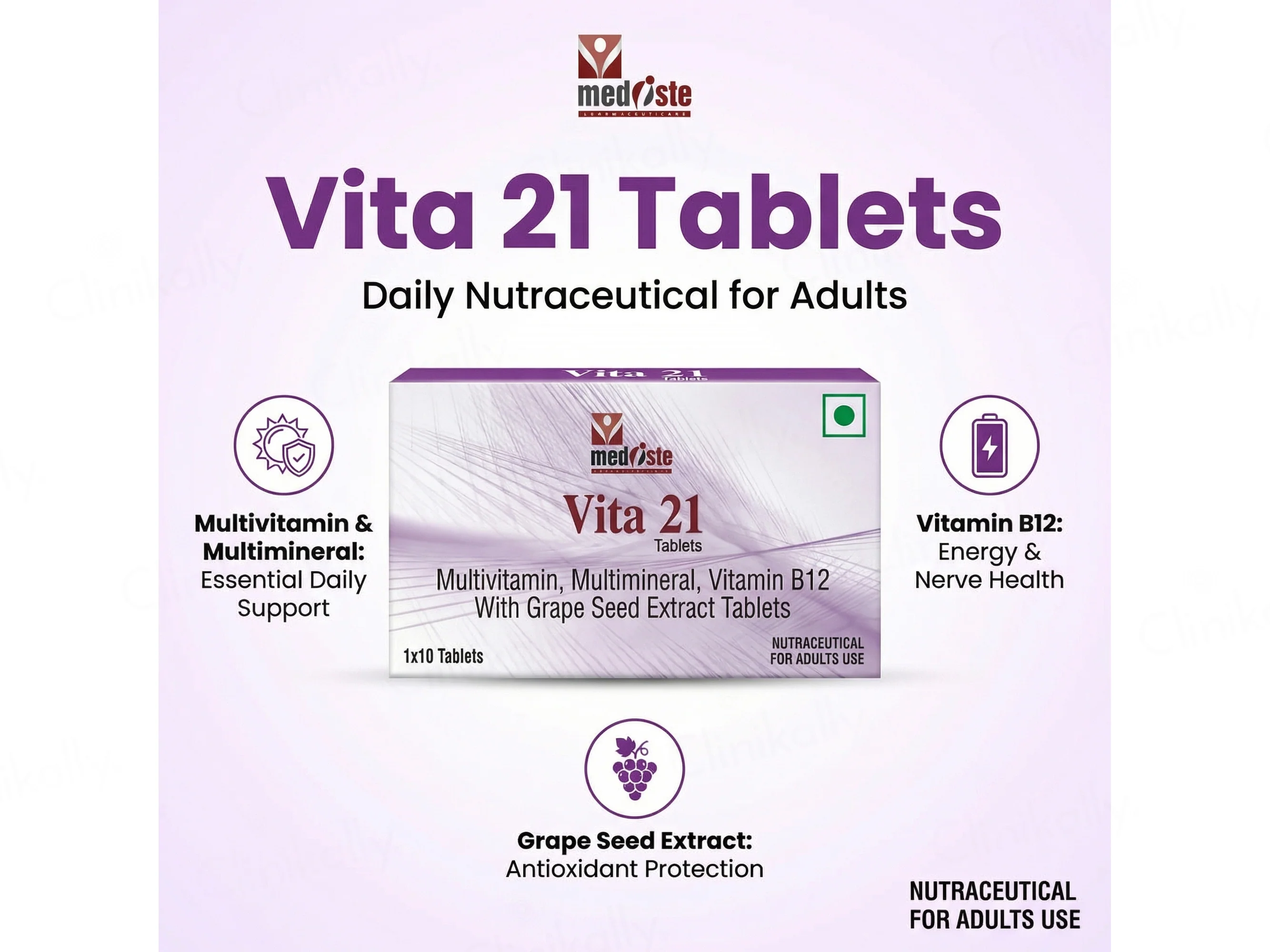 Vita 21 Nutraceutical Tablet - Image 2