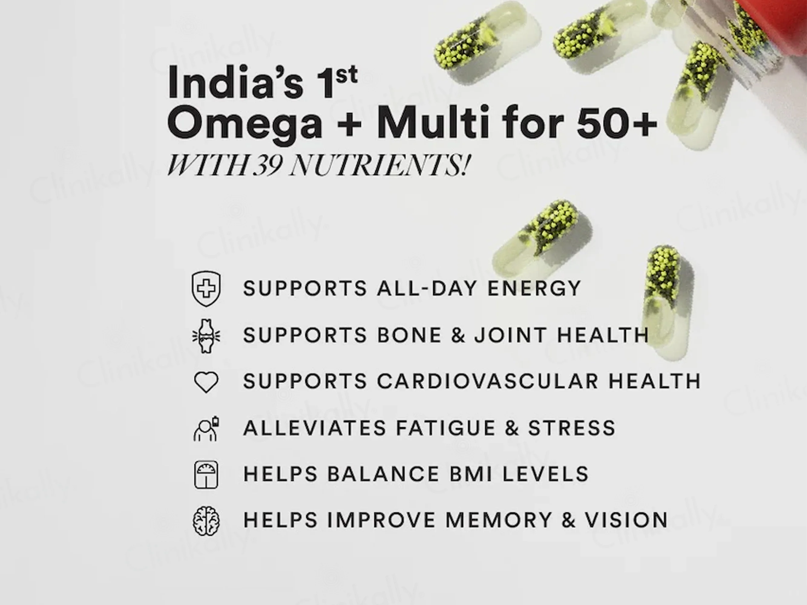 Wellbeing Nutrition Slow Multi + Omega For Adult 50+ Capsule - Image 2