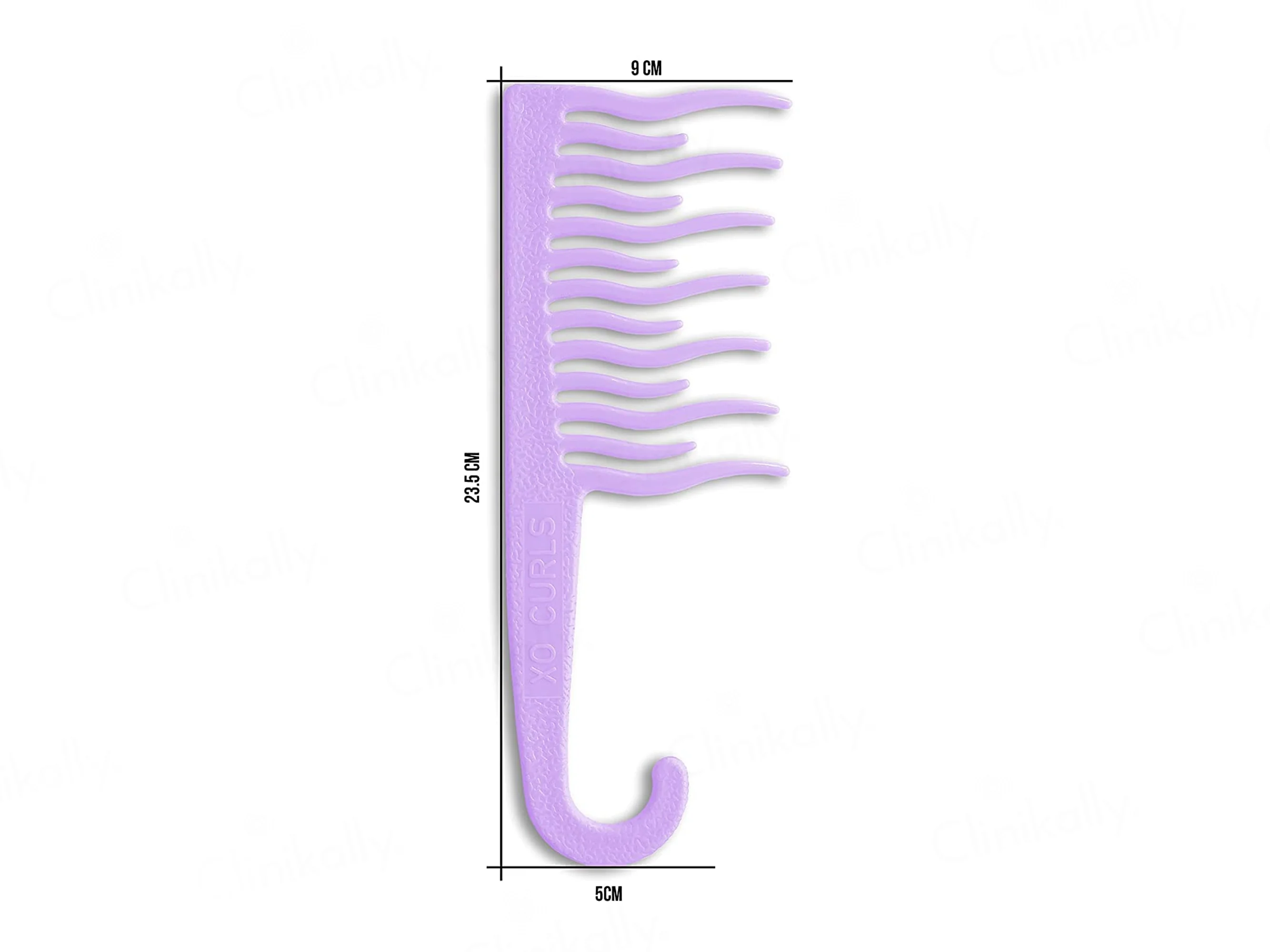 Xo Curls Shower Detangling Comb - Lavender - Image 4