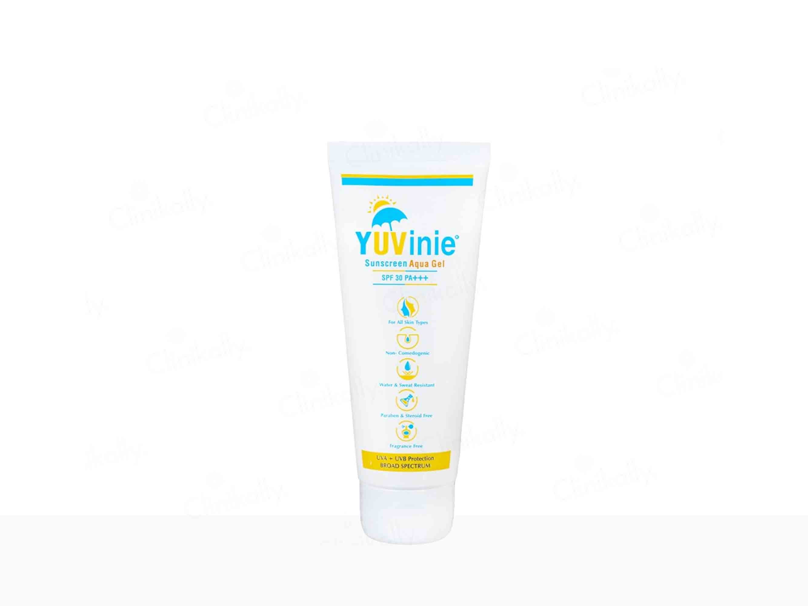 Yuvinie Sunscreen Aqua Gel SPF 30 PA+++ - Image 2